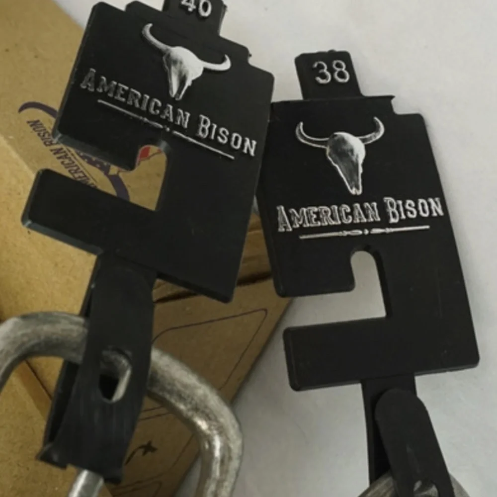 American Bison Leather Belt bundle of 14 belts (32, 34, 36, 38, 40)